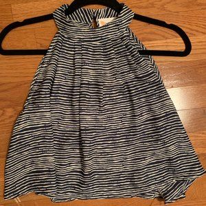 Striped navy/white blouse